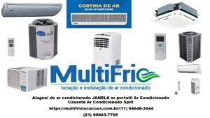Locação de Ar Condicionado para Construtora- aluguel de Ar Condicionado incorporadoras no Rio de janeiro 