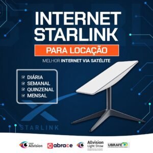 Aluguel Starlink EM SÃO PAULO PARA FEIRAS E EVENTOS 2023