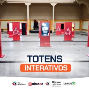 Aluguel de totem para eventos -