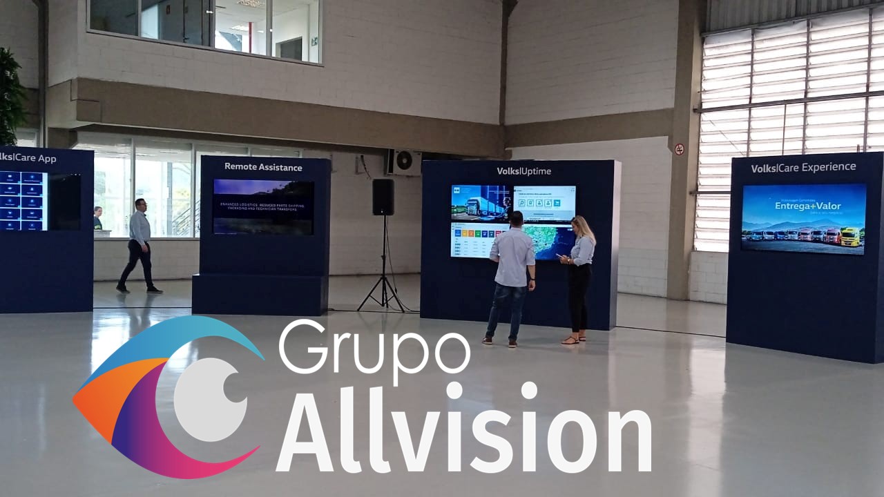 Aluguel de Totem Interativo Touch Screen com Tela 4K, Painel LED de Alta Definição e Tecnologia Holograma 3D em Curitiba