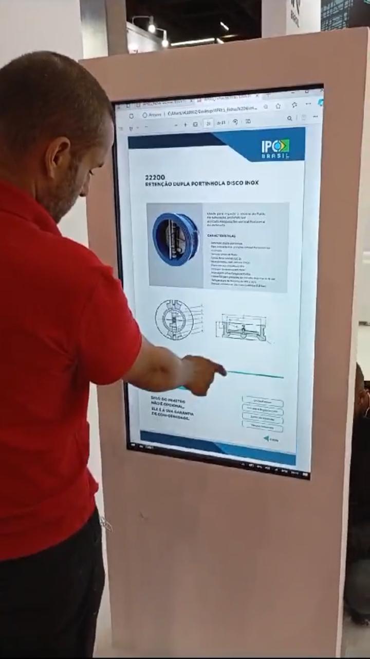 Aluguel de Totem Digital Touch Screen Interativo Em Brasília