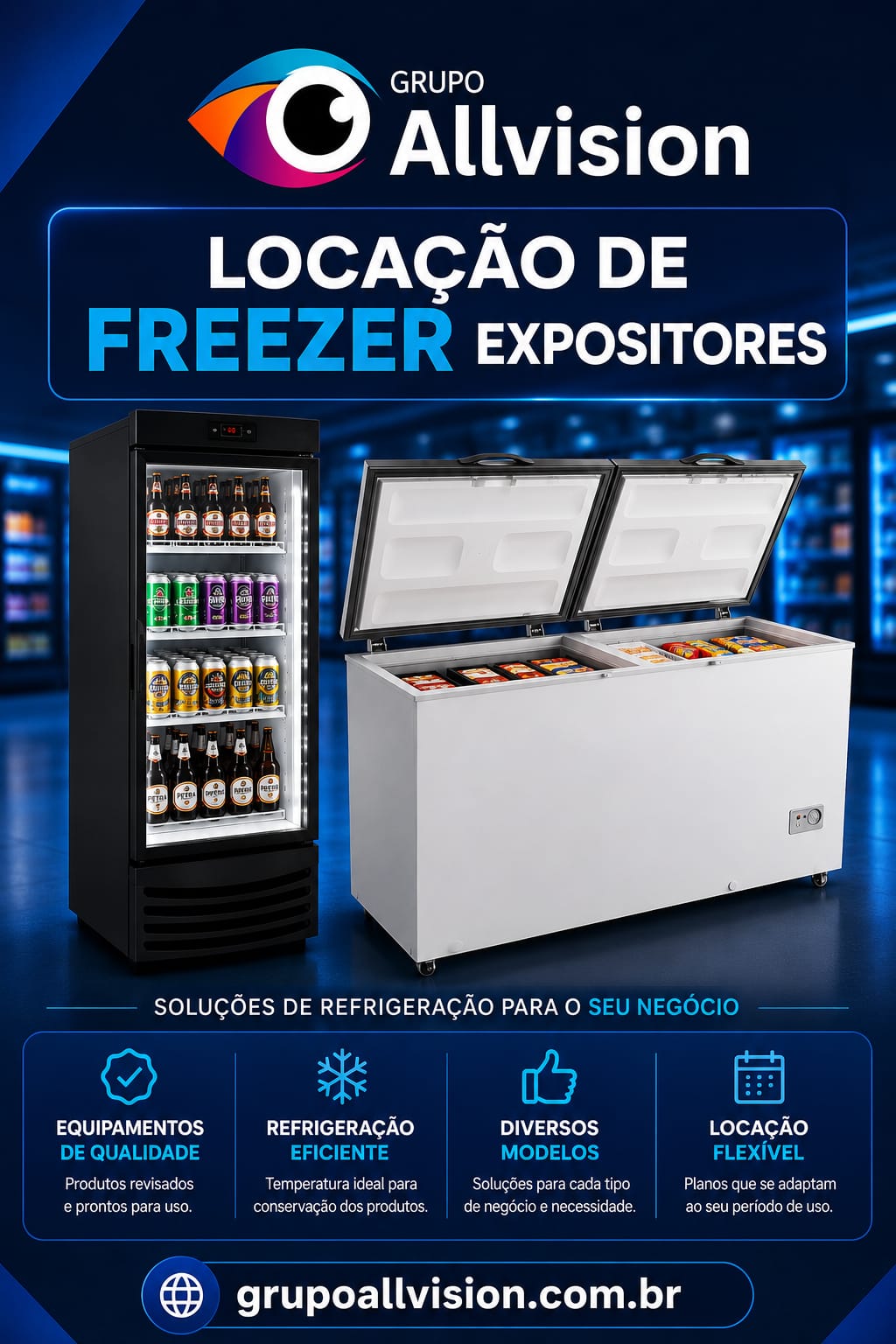 Aluguel de cervejeira Cervejeira para Alugar Freezer Vertical Aluguel de freezer expositor Aluguel de geladeira expositora Campinas Sorocaba Uberlândia Ribeirão Preto São José dos Campos SP