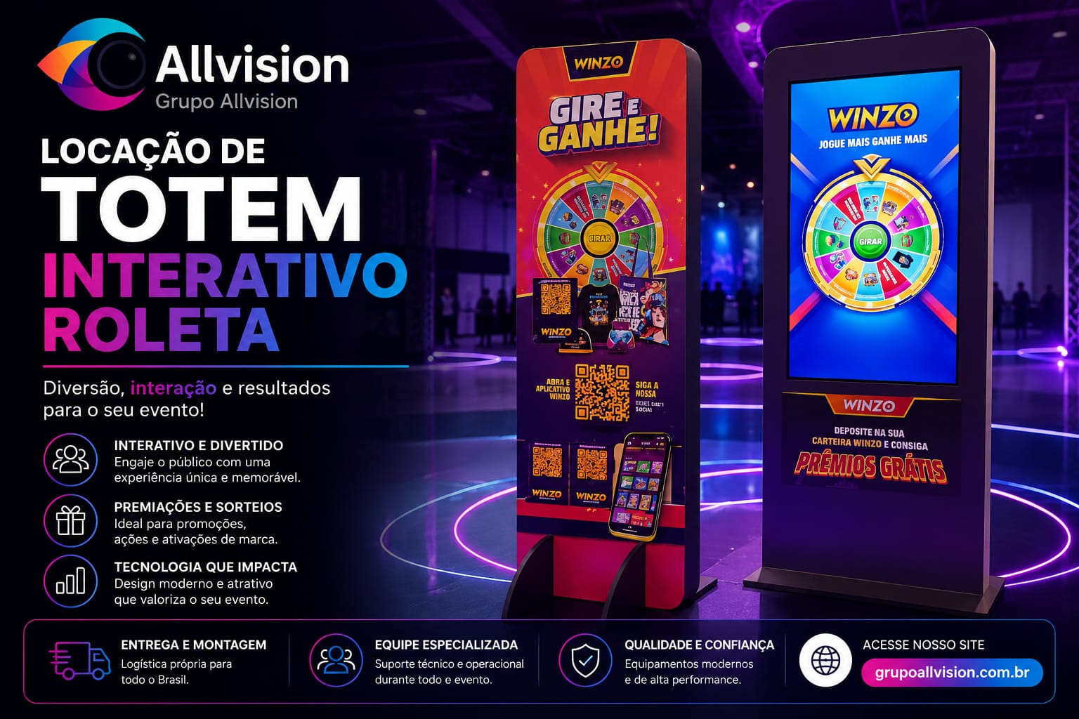 Aluguel de Tecnologia Interativa para Eventos e Stands: Totens Touch Screen Interativos em Fortaleza, Caucaia, Juazeiro do Norte, Maracanaú 2026