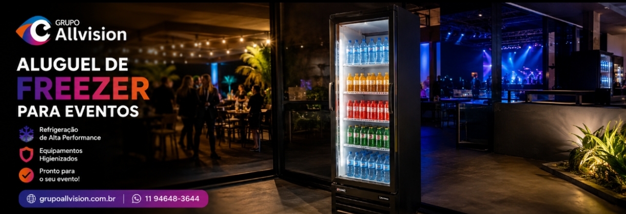 Aluguel de cervejeira Cervejeira para Alugar Freezer Vertical Aluguel de freezer expositor Aluguel de geladeira expositora EM SÃO PAULO EM 2026