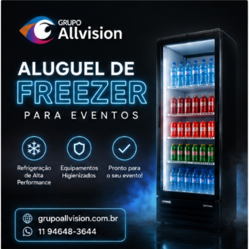 Aluguel de cervejeira Cervejeira para Alugar Freezer Vertical Aluguel de freezer expositor Aluguel de geladeira expositora EM SÃO PAULO EM 2026