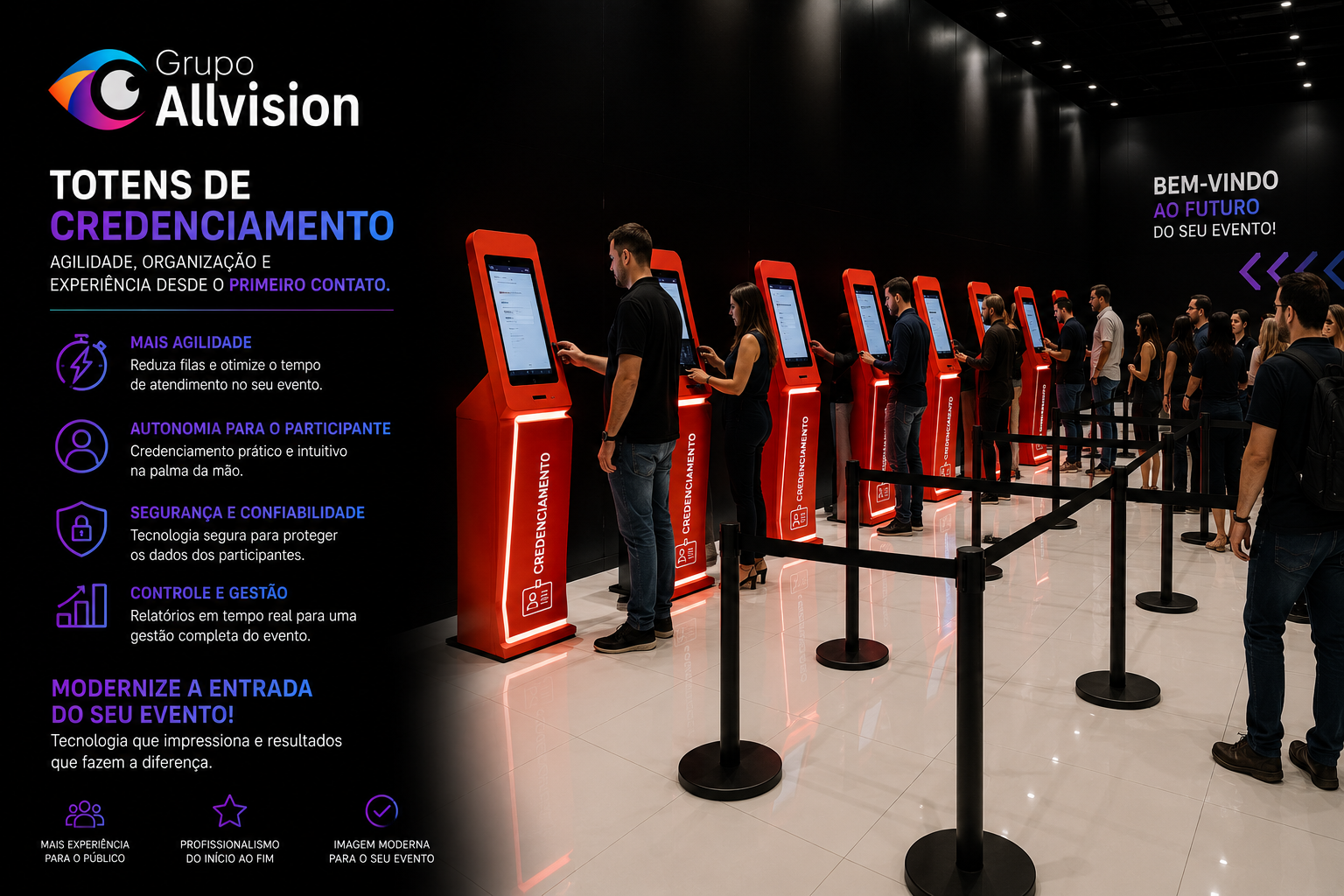 Aluguel e Venda de Painel de LED, Totens Interativos, Óculos VR e TVs em São Paulo e Mogi das Cruzes para a Expo Revestir 2026