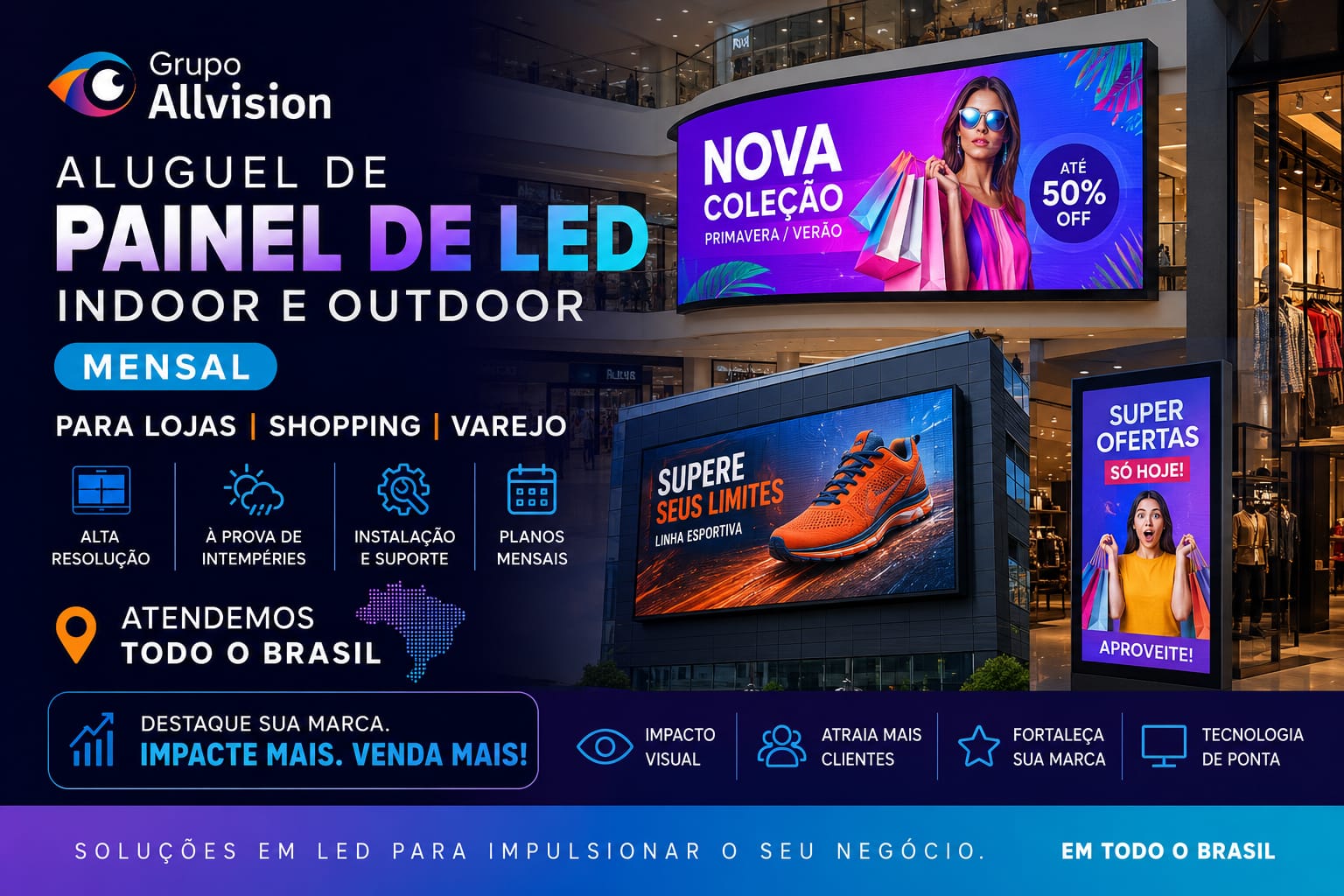 Aluguel de Painel de LED para Shows, Eventos Festas e Apresentações em Belo Horizonte, 2026
