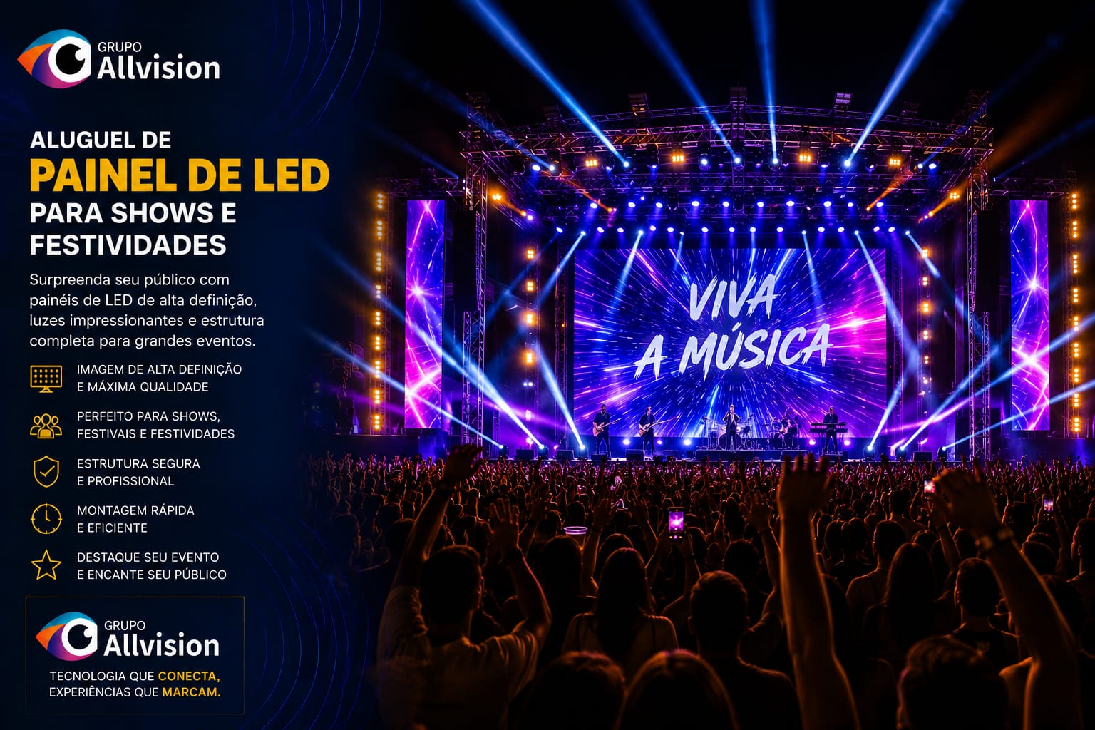 Aluguel de Painéis de LED, Totens Interativos, Simuladores de Fórmula 1 e Óculos VR para Shows e Grandes Eventos em São Paulo em 2026
