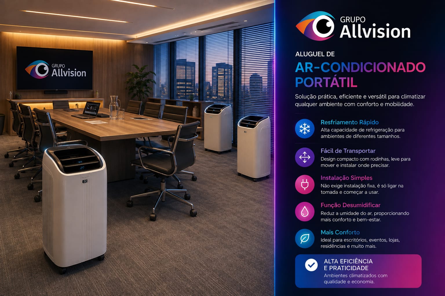 Aluguel de Ar-Condicionado Portátil para Eventos e Ambientes em, São Paulo, 2026