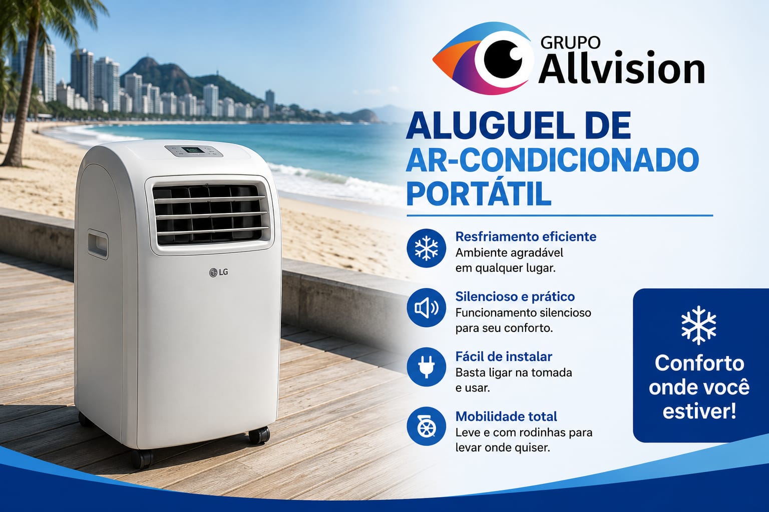 Aluguel de Ar-Condicionado Portátil para Eventos Feiras Palestras em, Santo André, Franca, 2026